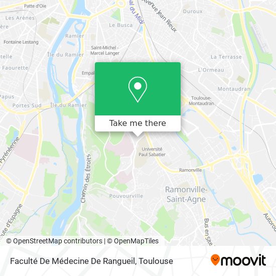 Faculté De Médecine De Rangueil map