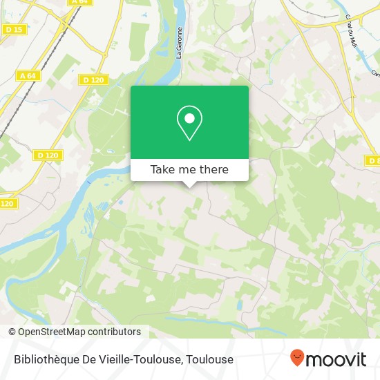 Mapa Bibliothèque De Vieille-Toulouse