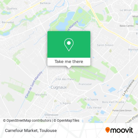 Carrefour Market map