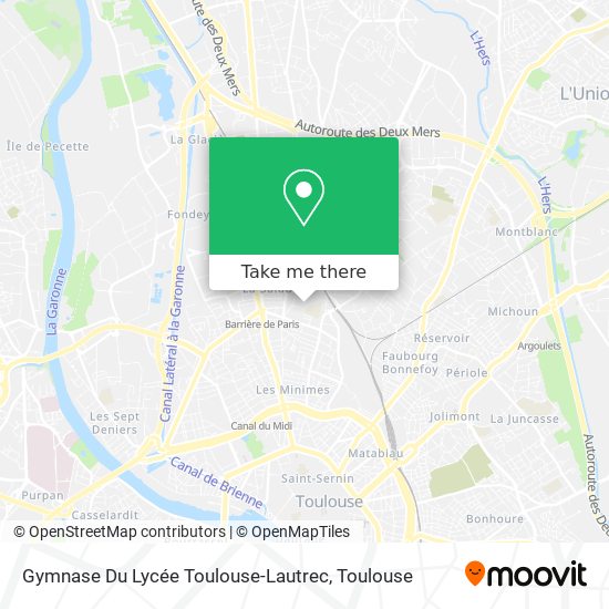 Gymnase Du Lycée Toulouse-Lautrec map