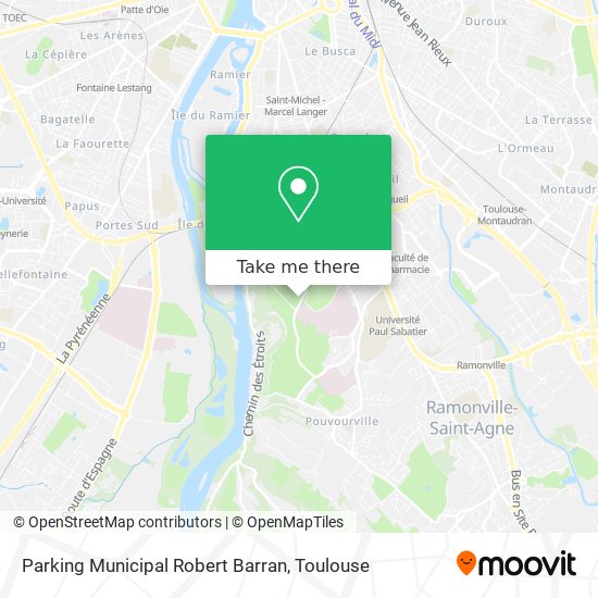 Parking Municipal Robert Barran map