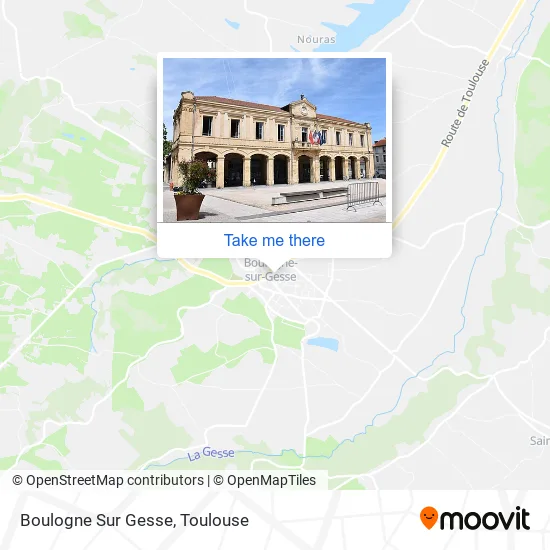 Boulogne Sur Gesse map