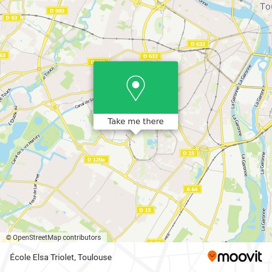 École Elsa Triolet map