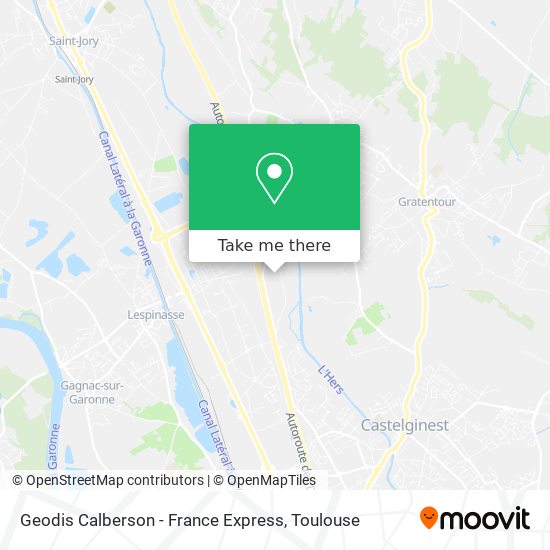 Geodis Calberson - France Express map