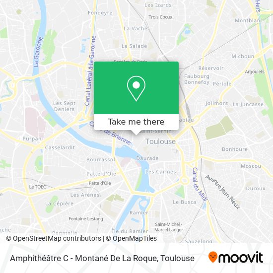 Amphithéâtre C - Montané De La Roque map