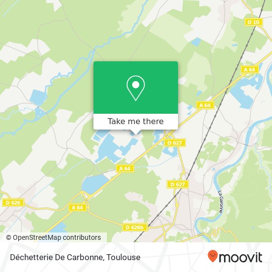 Déchetterie De Carbonne map