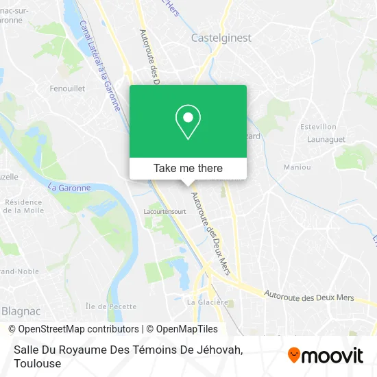 Salle Du Royaume Des Témoins De Jéhovah map