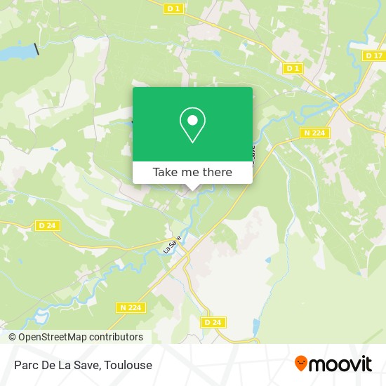 Parc De La Save map