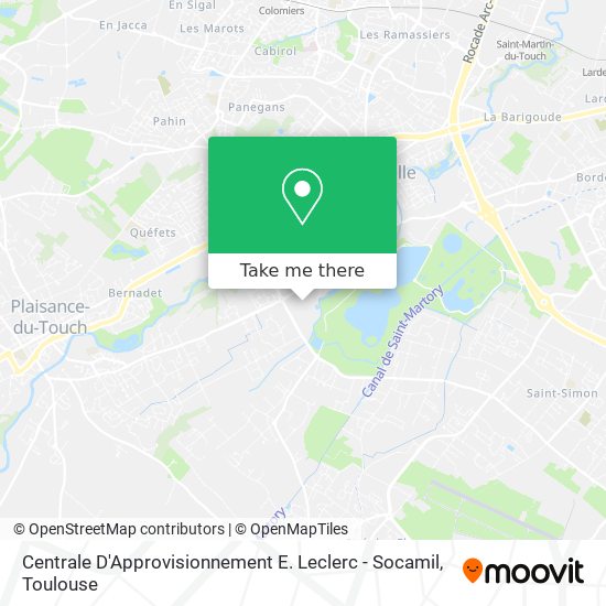 Centrale D'Approvisionnement E. Leclerc - Socamil map