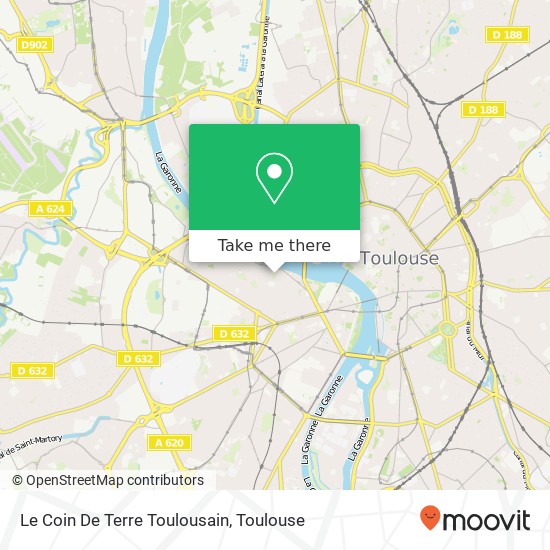 Mapa Le Coin De Terre Toulousain