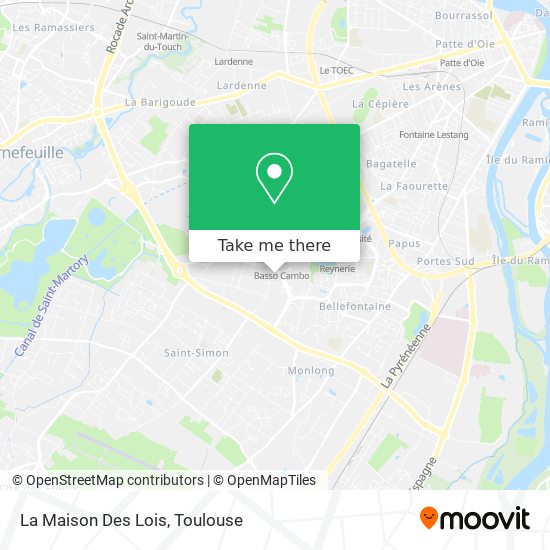 La Maison Des Lois map