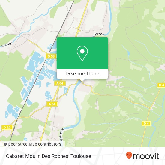 Cabaret Moulin Des Roches map