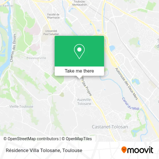 Résidence Villa Tolosane map