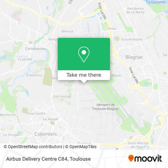 Airbus Delivery Centre C84 map