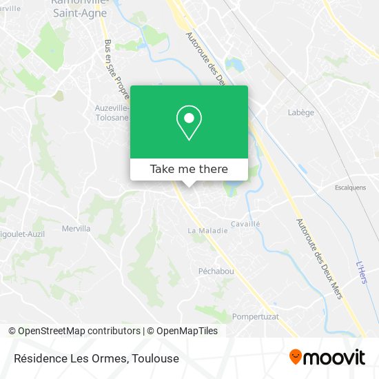 Résidence Les Ormes map