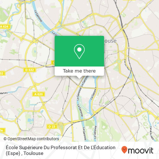 Mapa École Supérieure Du Professorat Et De L'Éducation (Espe)