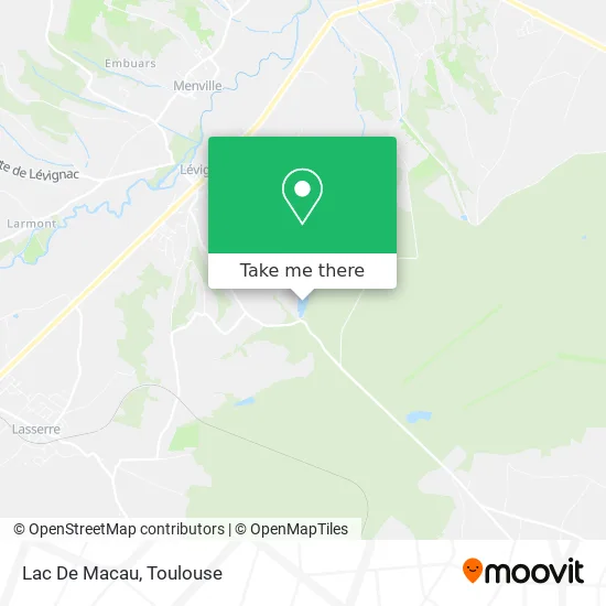 Lac De Macau map