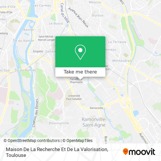 Mapa Maison De La Recherche Et De La Valorisation