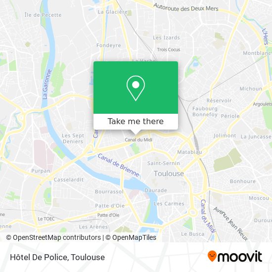 Mapa Hôtel De Police