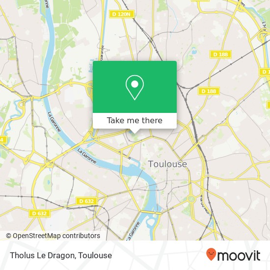 Mapa Tholus Le Dragon