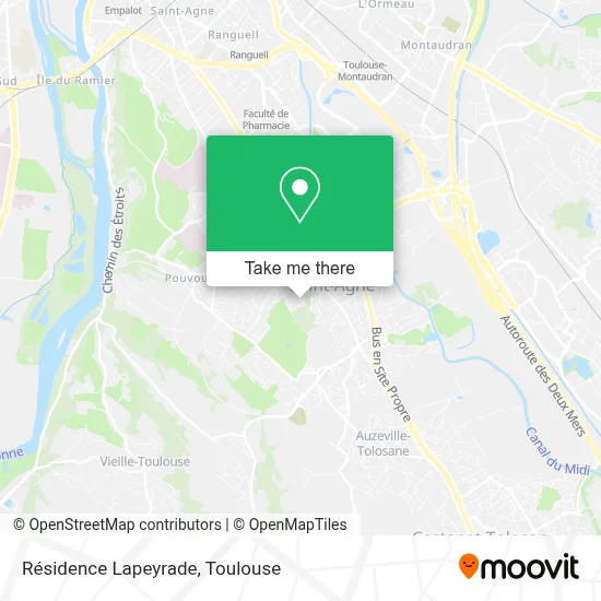 Résidence Lapeyrade map