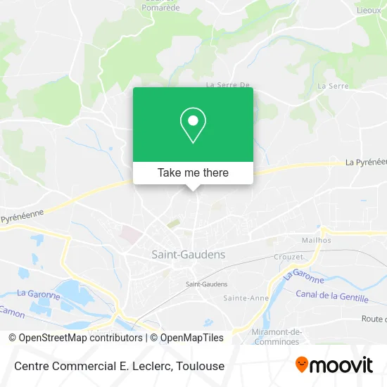 Centre Commercial E. Leclerc map