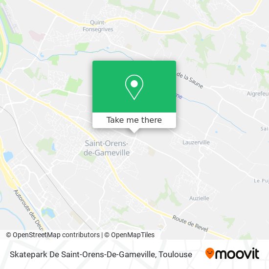 Skatepark De Saint-Orens-De-Gameville map