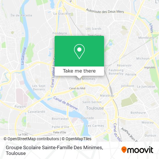 Mapa Groupe Scolaire Sainte-Famille Des Minimes