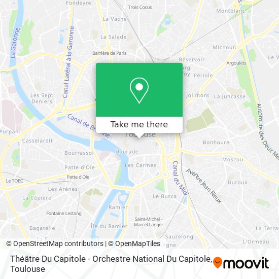 Théâtre Du Capitole - Orchestre National Du Capitole map