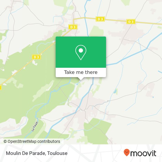 Mapa Moulin De Parade