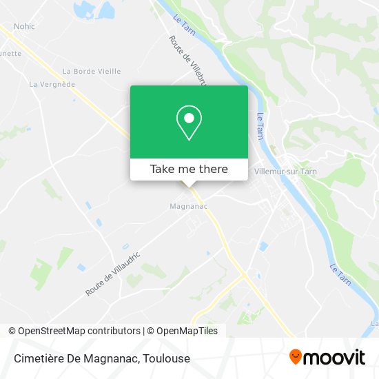 Cimetière De Magnanac map