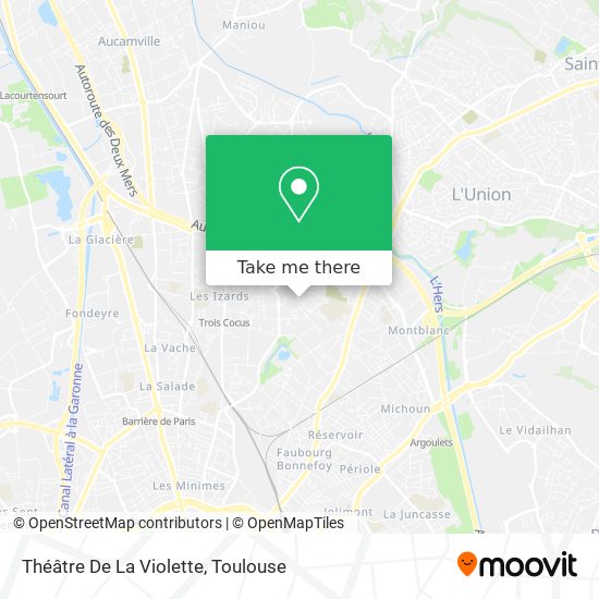 Théâtre De La Violette map