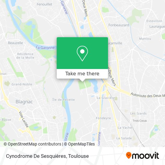 Cynodrome De Sesquières map