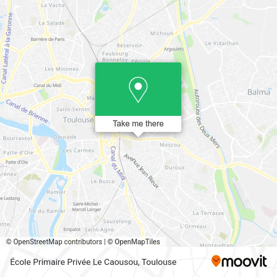 École Primaire Privée Le Caousou map