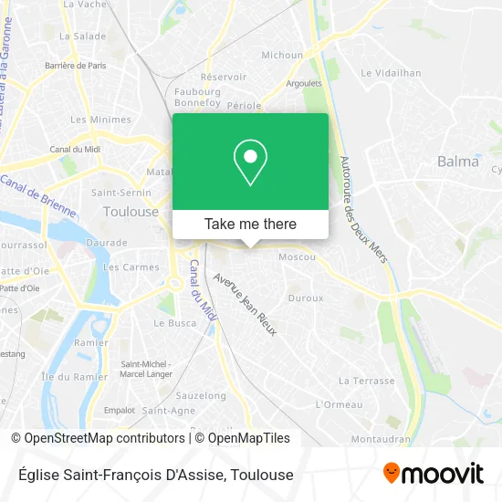Église Saint-François D'Assise map