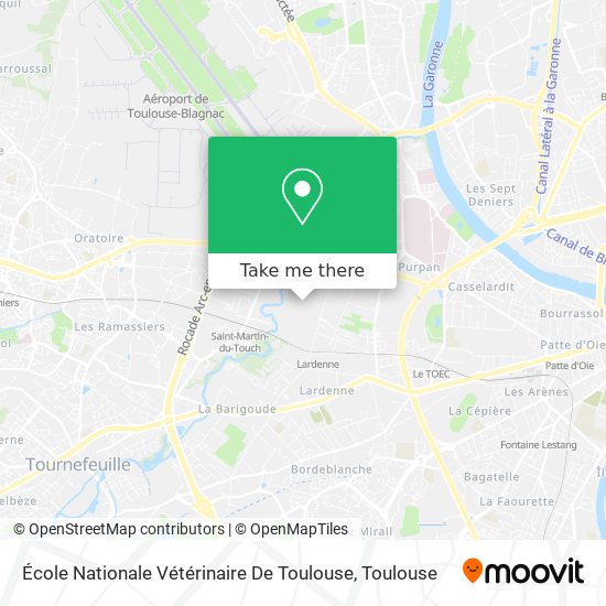 École Nationale Vétérinaire De Toulouse map