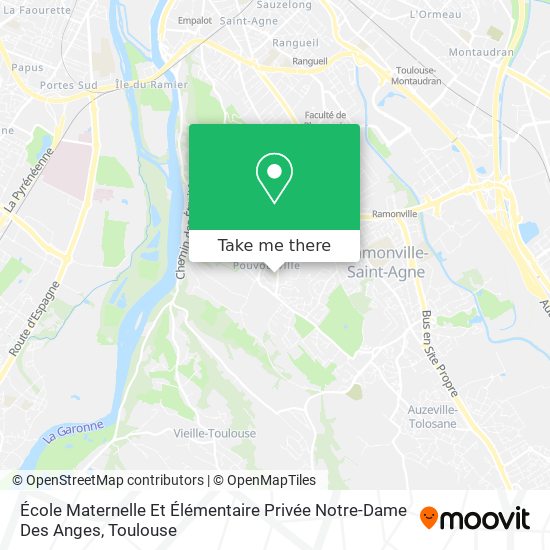 Mapa École Maternelle Et Élémentaire Privée Notre-Dame Des Anges