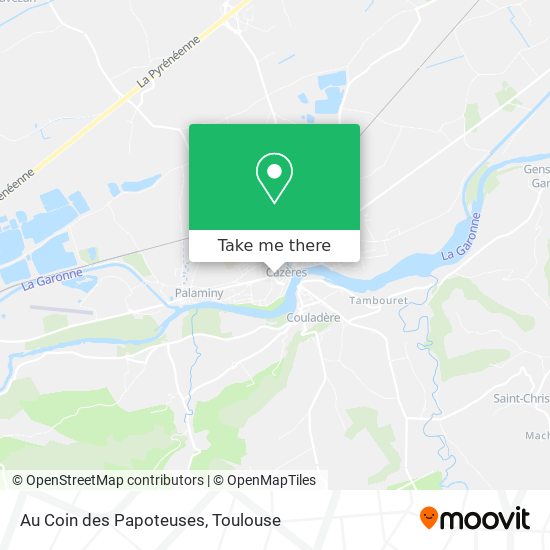 Au Coin des Papoteuses map
