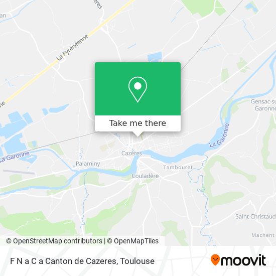 F N a C a Canton de Cazeres map