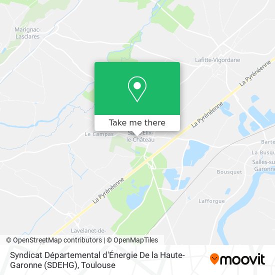 Syndicat Départemental d'Énergie De la Haute-Garonne (SDEHG) map