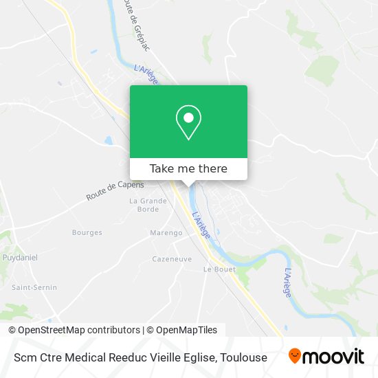 Scm Ctre Medical Reeduc Vieille Eglise map