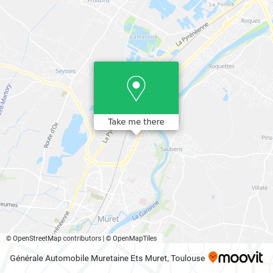 Générale Automobile Muretaine Ets Muret map