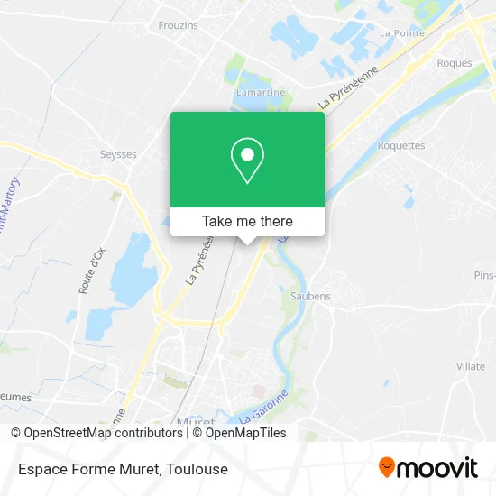 Espace Forme Muret map