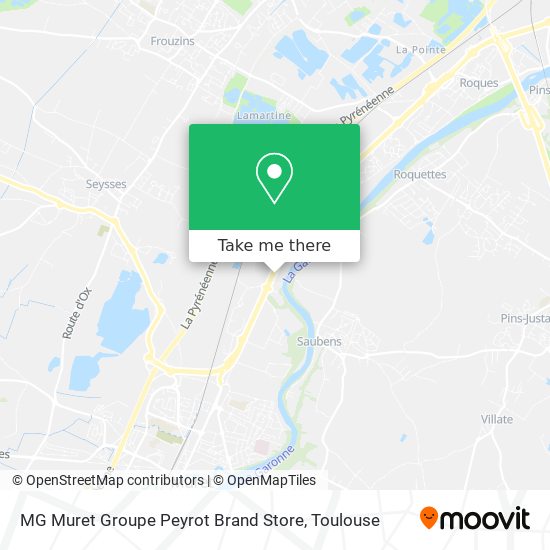 Mapa MG Muret Groupe Peyrot Brand Store