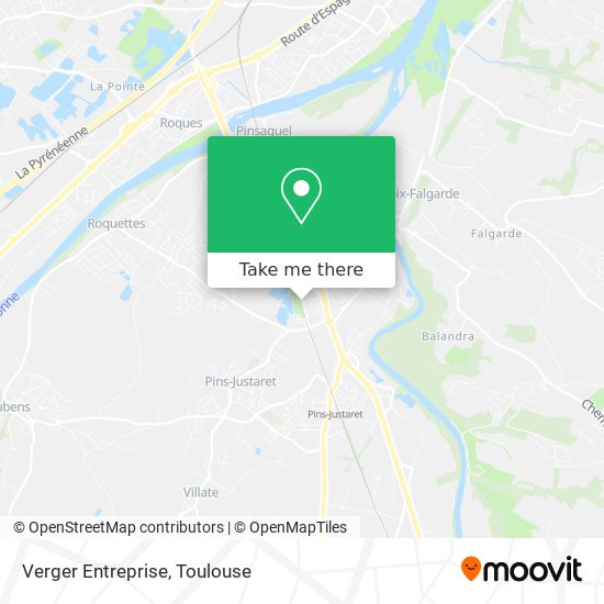 Verger Entreprise map