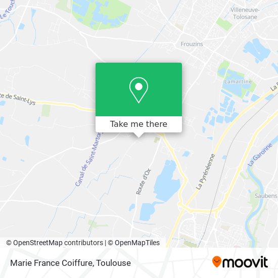 Marie France Coiffure map