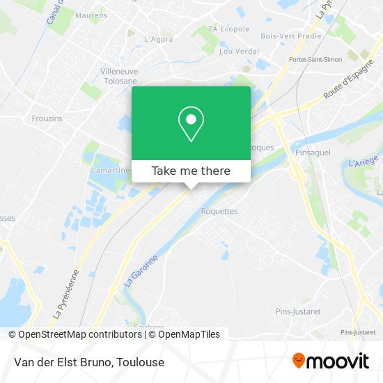 Mapa Van der Elst Bruno