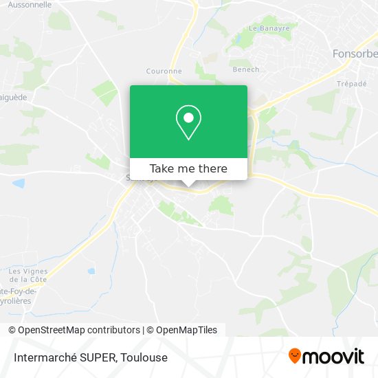 Intermarché SUPER map