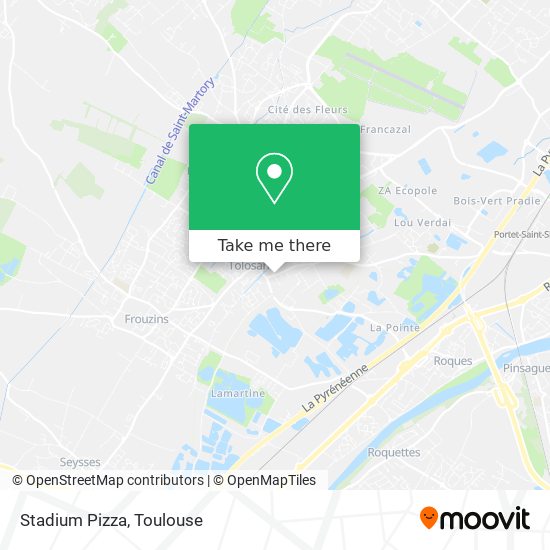Mapa Stadium Pizza