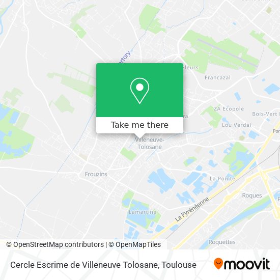 Cercle Escrime de Villeneuve Tolosane map